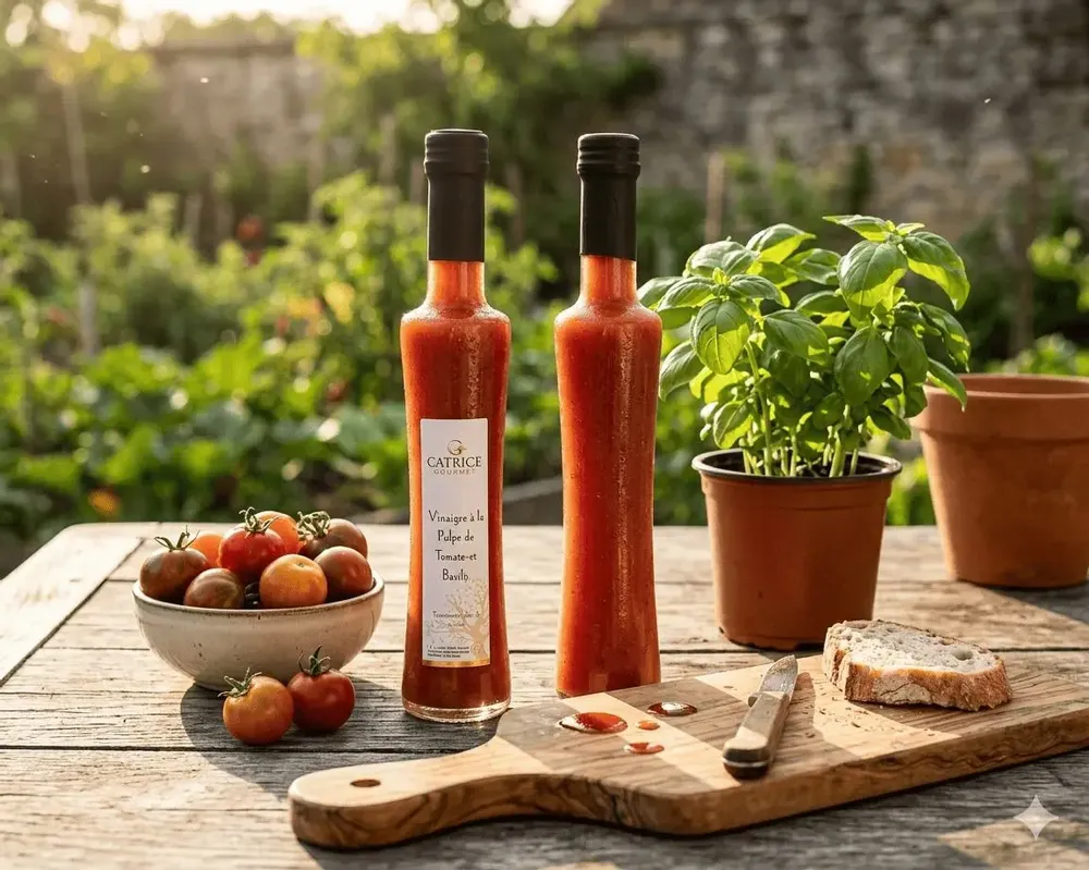 Delicatessen - Tomato-Basil Pulp Vinegar - CATRICE GOURMET