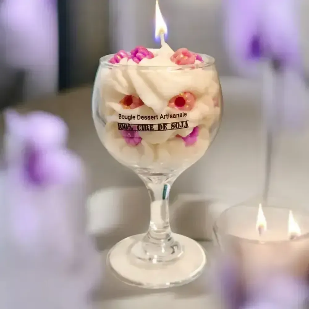 Candles - Dessert Inspired Scented Candle – Natural Soy Wax Jar - WIRAWIRI