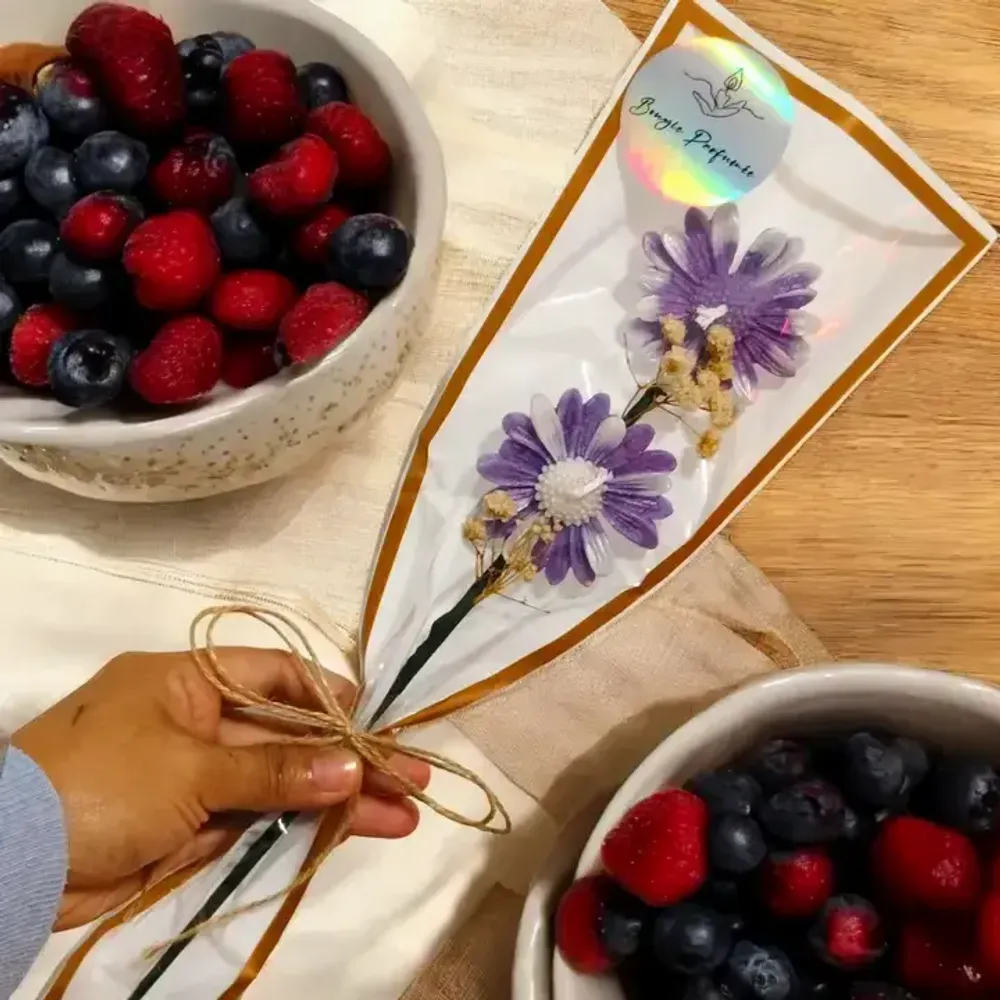 Candles - Floral Stem Candle Bouquet – Surprise Gift Souvenir & Decor - WIRAWIRI