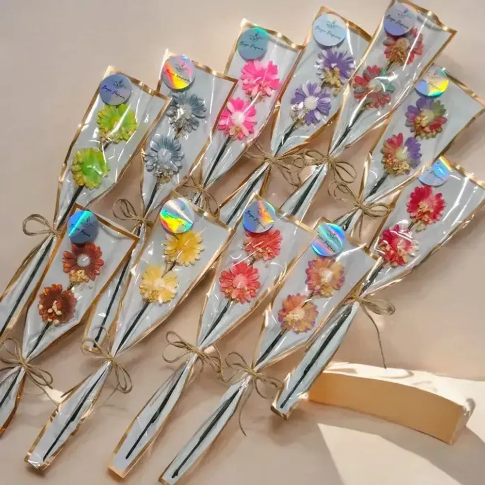 Candles - Floral Stem Candle Bouquet – Surprise Gift Souvenir & Decor - WIRAWIRI