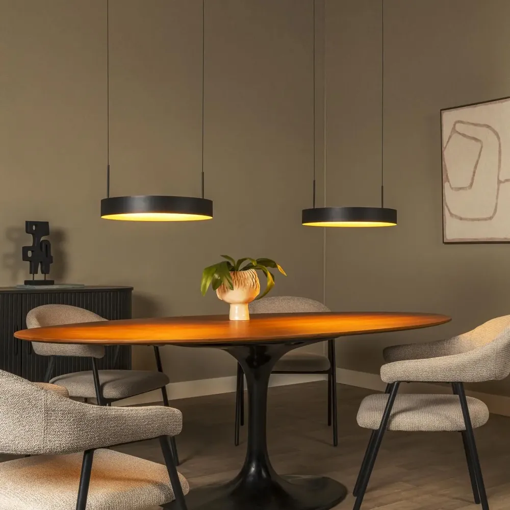 Hanging lights - Lucide RADIANT Suspension LED DIM CCT 2700/4000K 2x38W - LUCIDE