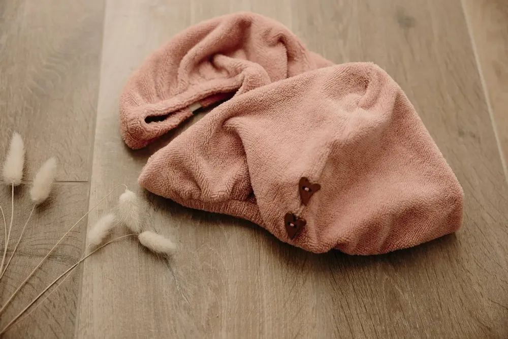 Autres linges de bain - Serviette turban cheveux en éponge bambou - POULE HOUSE