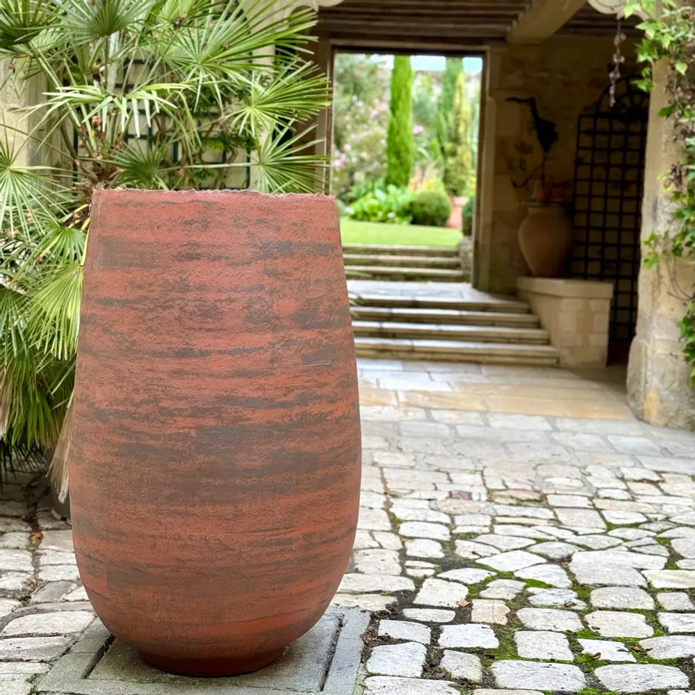 Pots de fleurs - STAMNOSA I – Jarre monumentale artisanale - CERAMIC FACTORY
