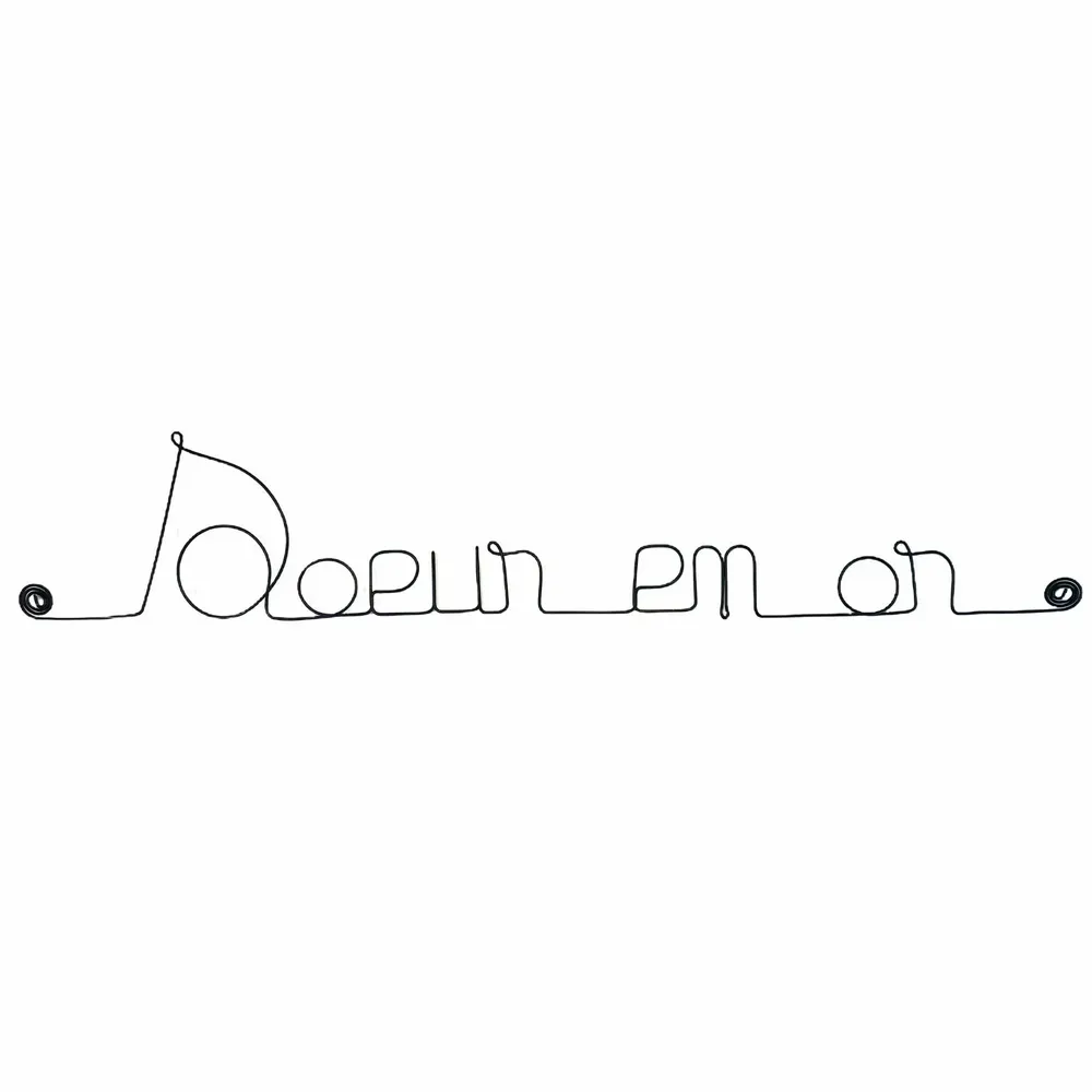 Gifts - Golden Sister Wire Wall Decoration - BIJOUX DE MUR