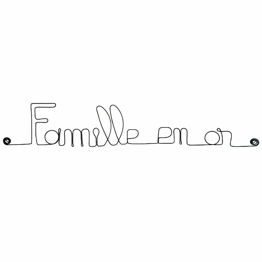 Other wall decoration - Golden Family Wire Wall Decoration - pinnable - BIJOUX DE MUR