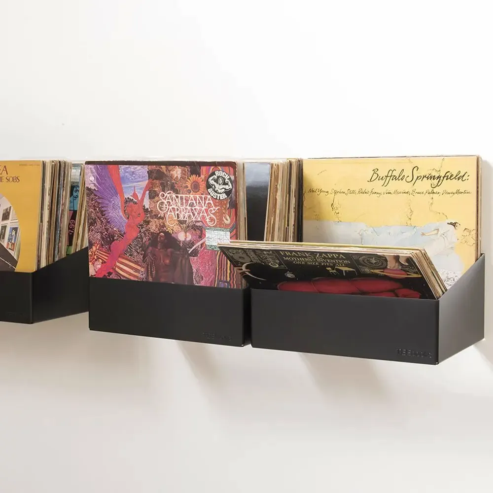 Autres décorations murales - Étagère vinyle - Rangement vinyle 33 tours - Lot de 2 - TEEBOOKS