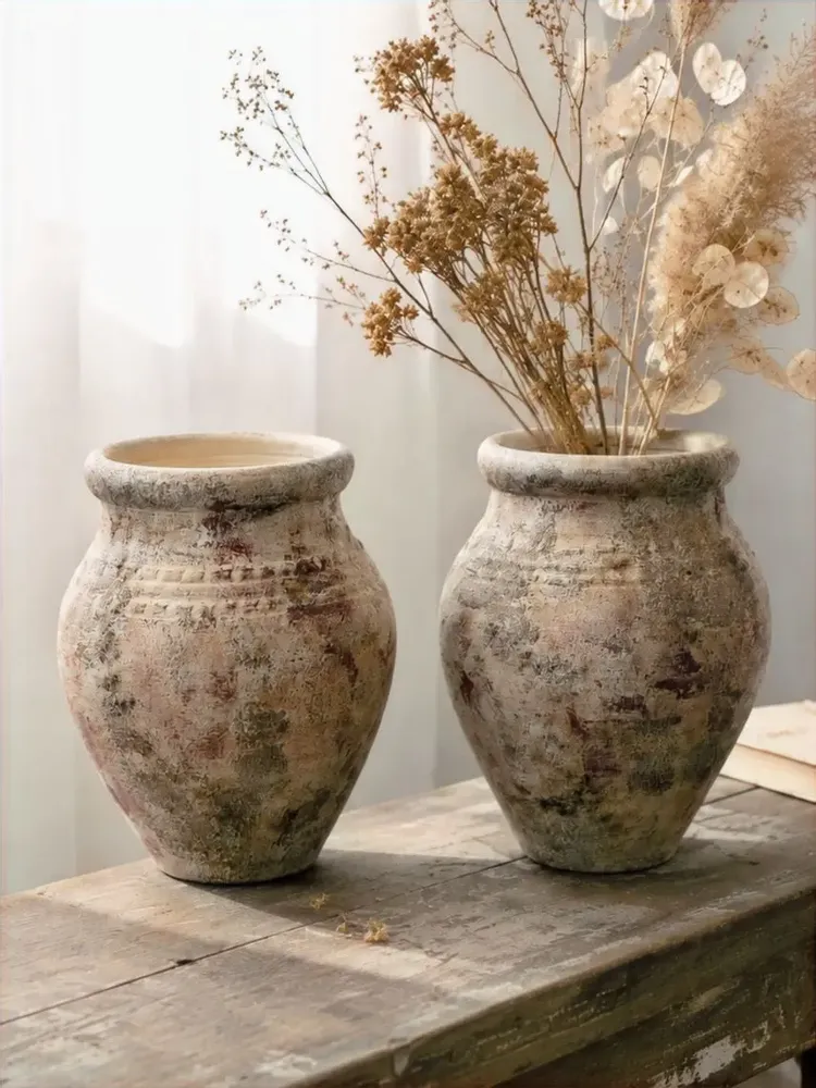 Vases - Terra Patina no.37 - Vase décoratif en céramique rustique - ARTISAN BY MF