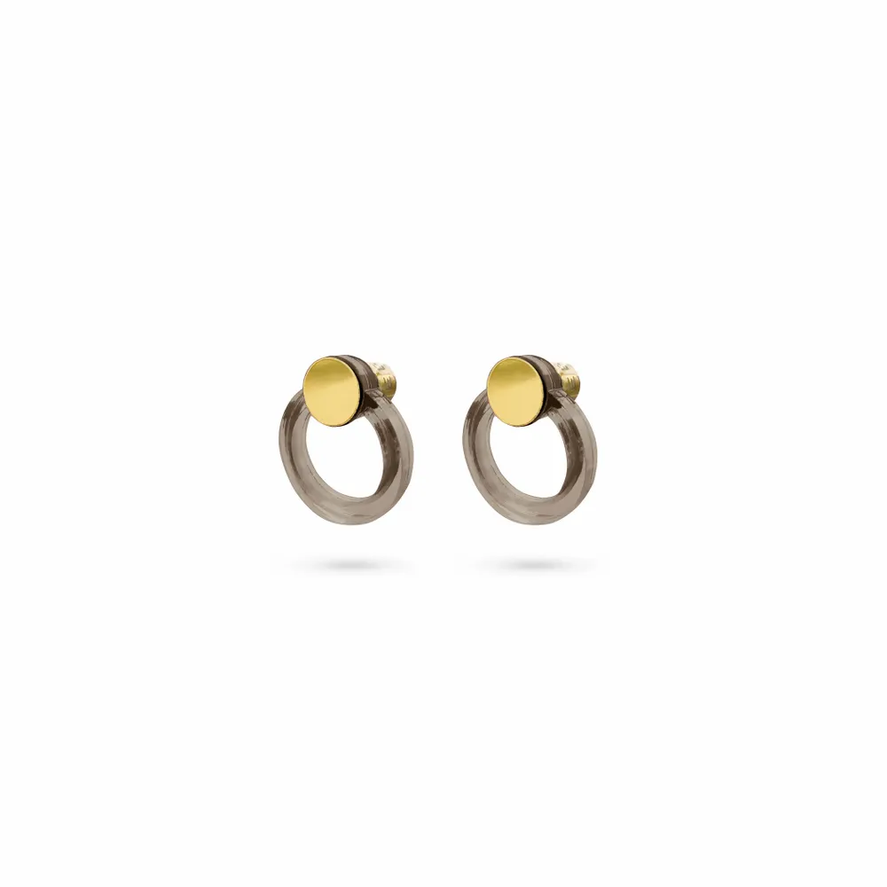 Bijoux - Boucles d'oreilles SATURNE MINI Bronze - TELLMEE