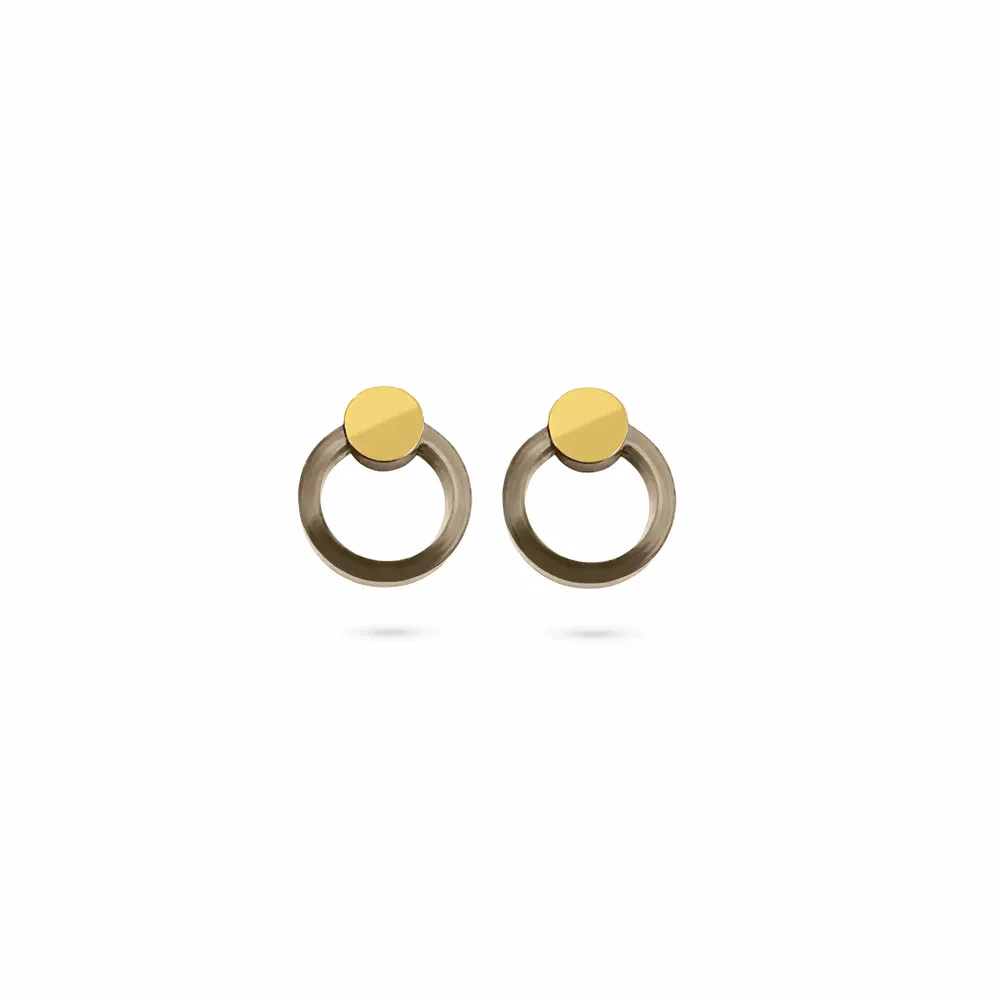 Bijoux - Boucles d'oreilles SATURNE MINI Bronze - TELLMEE