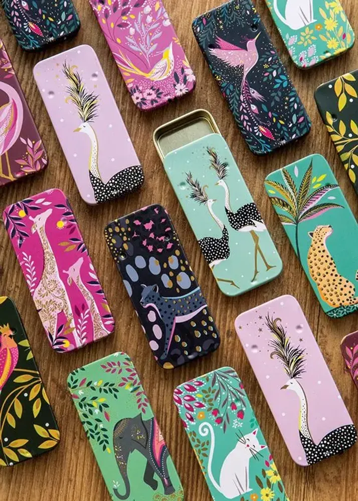 Cadeaux - Sara Miller London boîtes en métal imprimé - MAISON ROYAL GARDEN