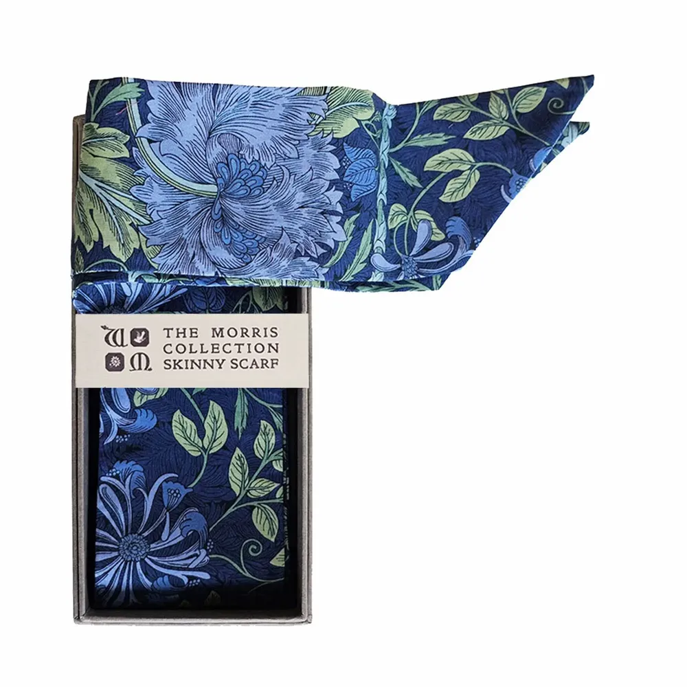 Scarves - Skinny Scarf - Morris Collection - March - LIME TREE DESIGN