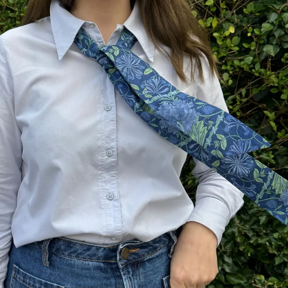Scarves - Skinny Scarf - Morris Collection - March - LIME TREE DESIGN