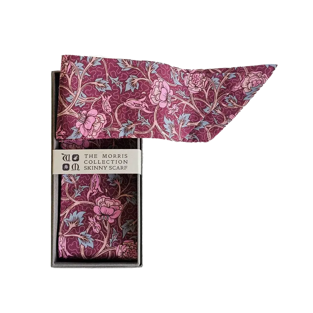 Foulards et écharpes - Écharpe fine - Collection Morris - Morris Rose - LIME TREE DESIGN