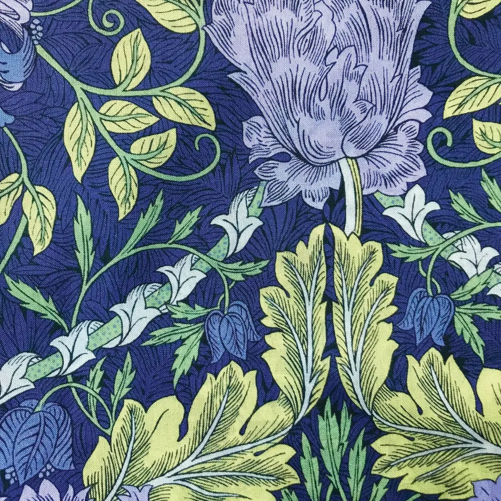 Vêtements de nuit - Peignoir kimono long March - Collection Morris : fabriqué en tissu Lib - LIME TREE DESIGN