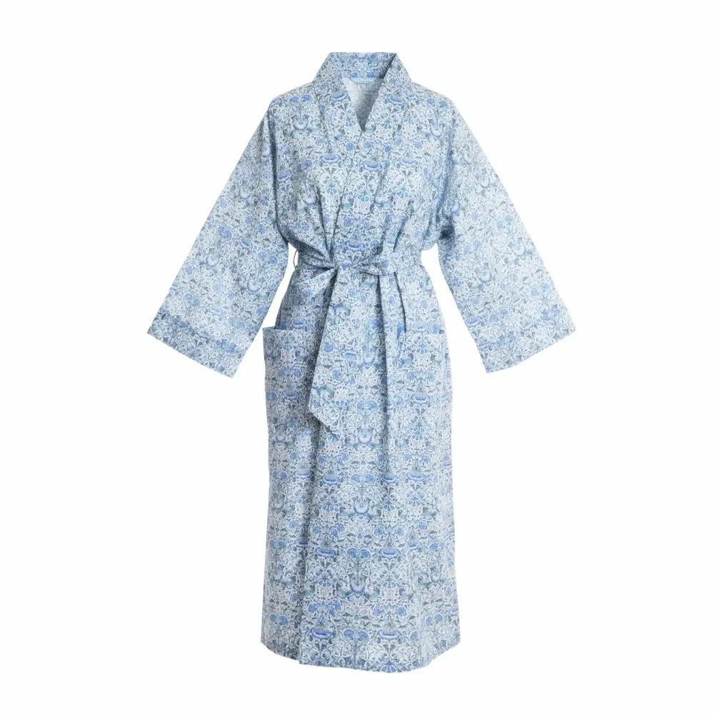 Prêt-à-porter - Robe kimono longue Lodden - Collection Morris : fabriquée en tissu Lib - LIME TREE DESIGN