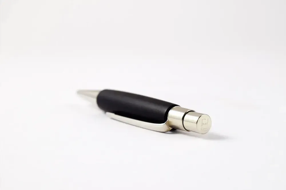 Pens and pencils - Berlin Mini Ballpoint Pen  – « Grenadilla Wood » - ATELIER FESSELER