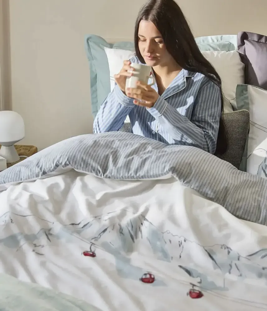 Bed linens - RDV at the Summit Printed Bed Set - SYLVIE THIRIEZ