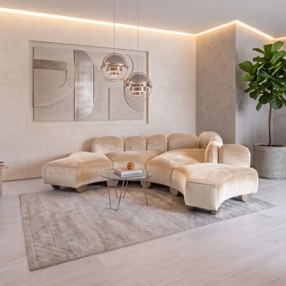 Sofas - Lab Cotignac|Curved sofa 100% custom made - CREARTE COLLECTIONS