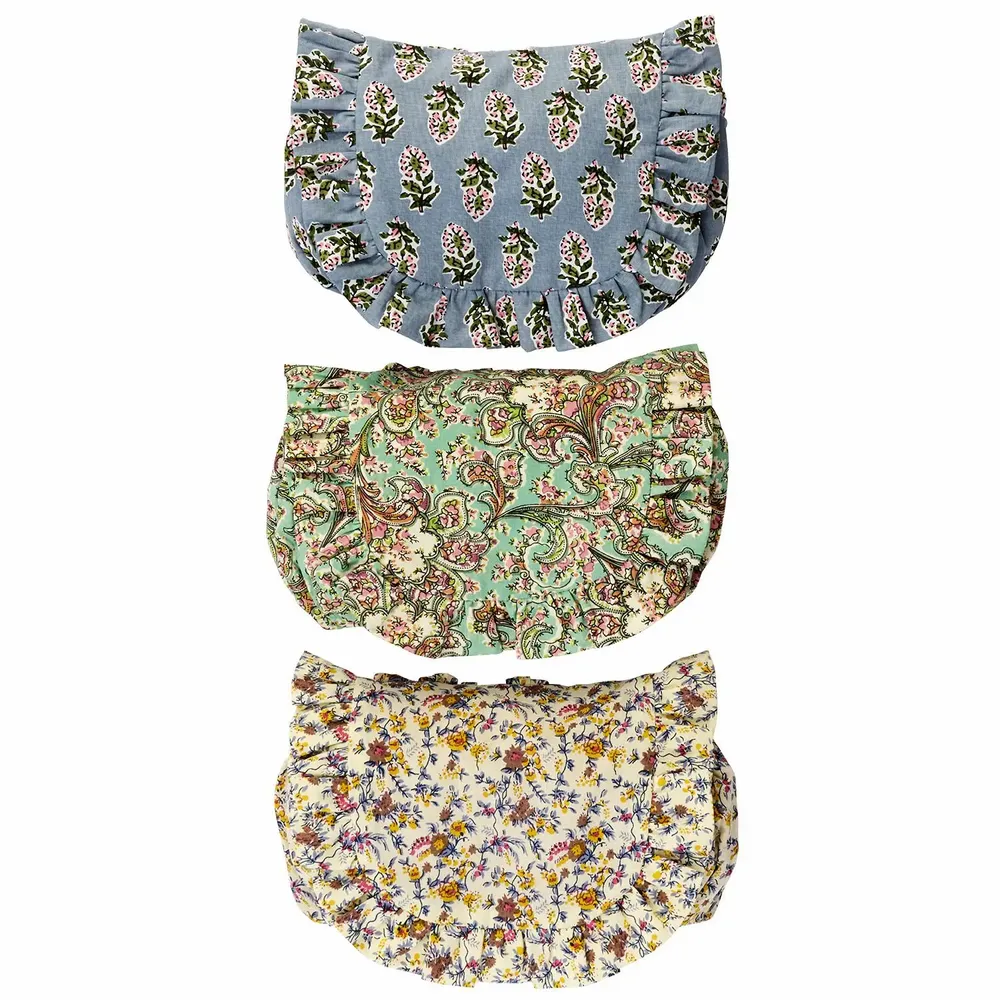 Clutches - Printed cotton pouch - MADAM STOLTZ