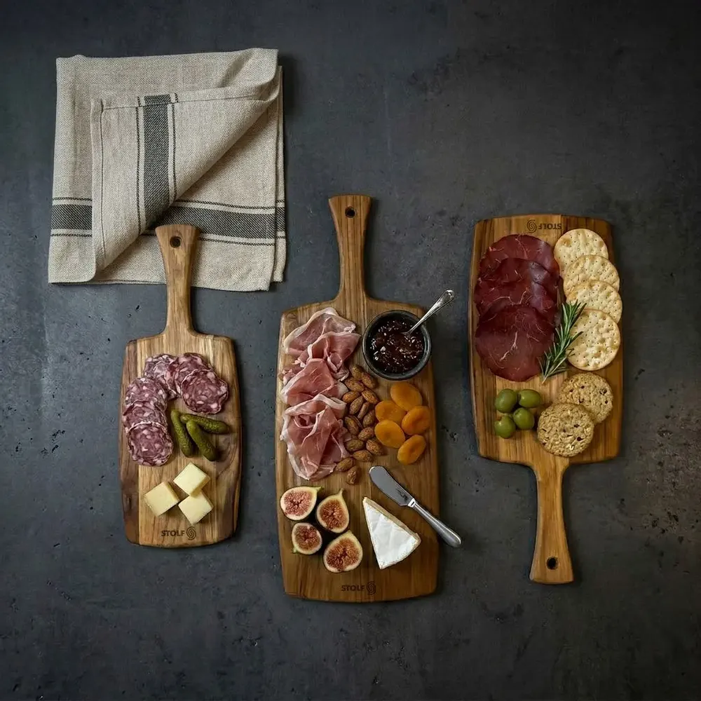 Knives - STOLF SHARE&SERVE TEAK PRESENTATION BOARD 45.7X19.1X1CM - STOLF