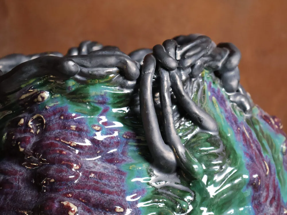 Céramique - Vase Céramique  Sculpté sur pied - WOJCIECH DZIENNIAK ART