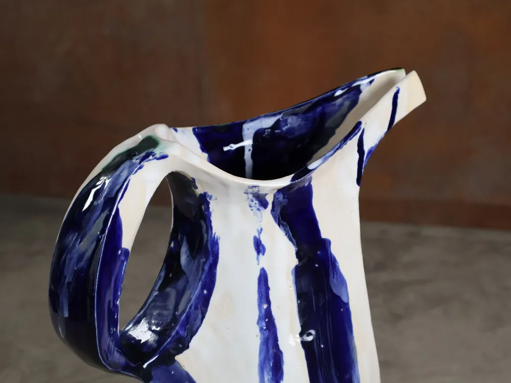 Ceramic - Carved Ceramic Jug - WOJCIECH DZIENNIAK ART