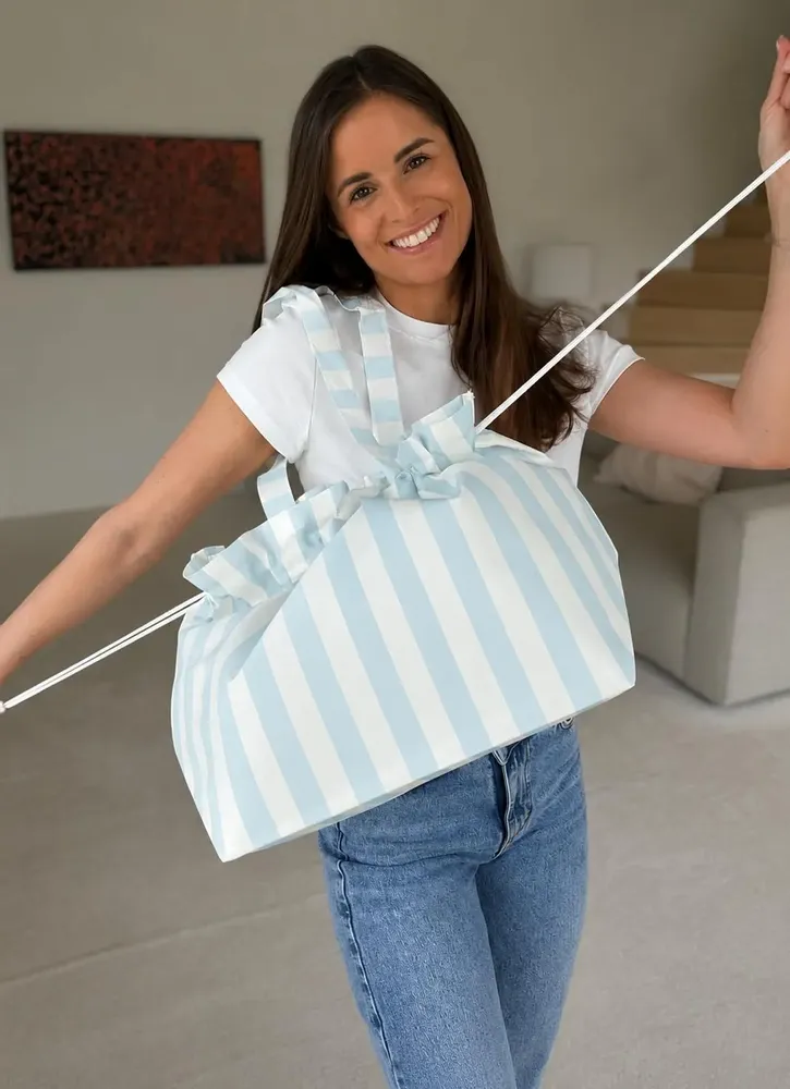 Sacs et cabas - SAC NICE LINEA BLEU - L 🩵 (58x24x35cm) - MOONPACK