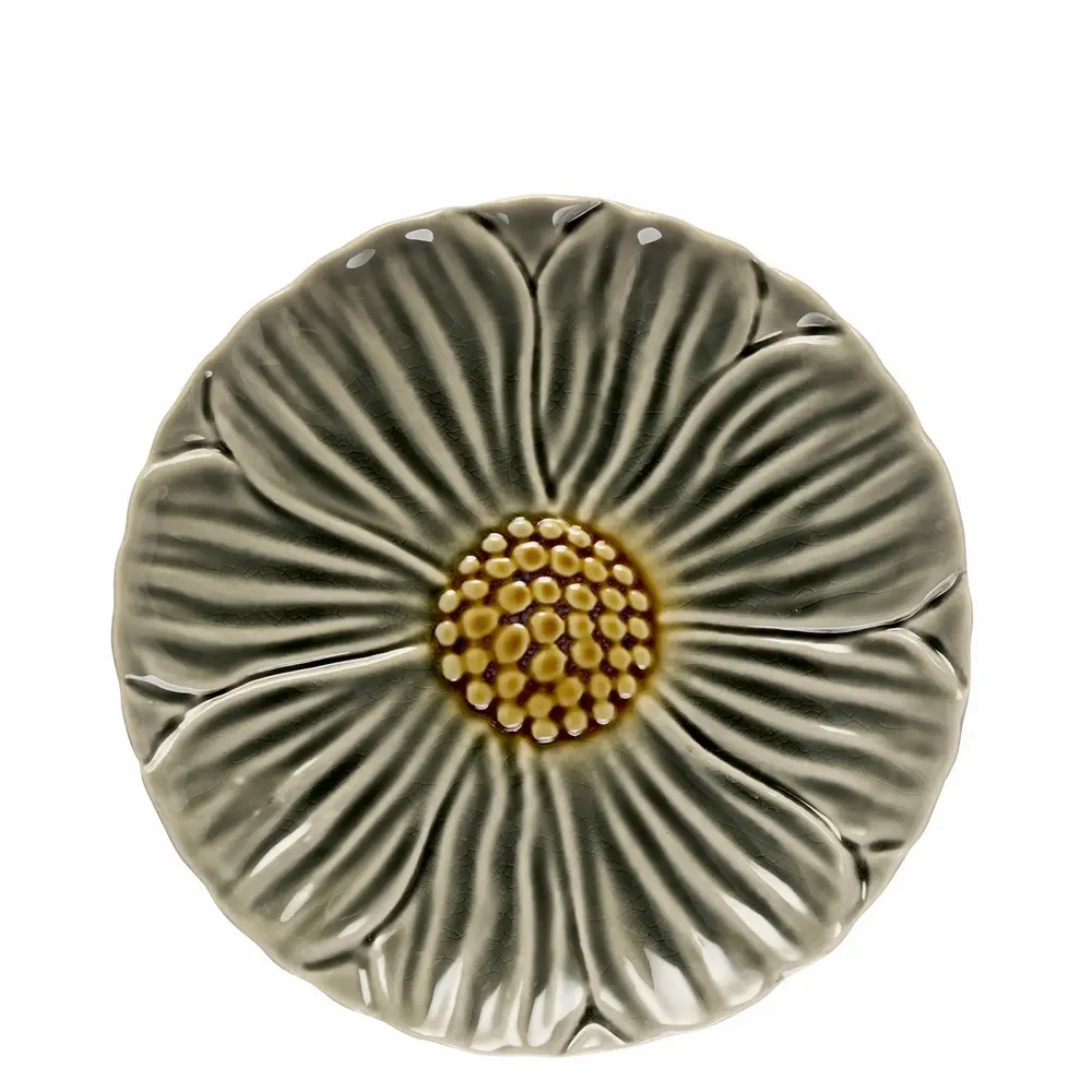 Assiettes de réception - Assiette florale en grès - MADAM STOLTZ