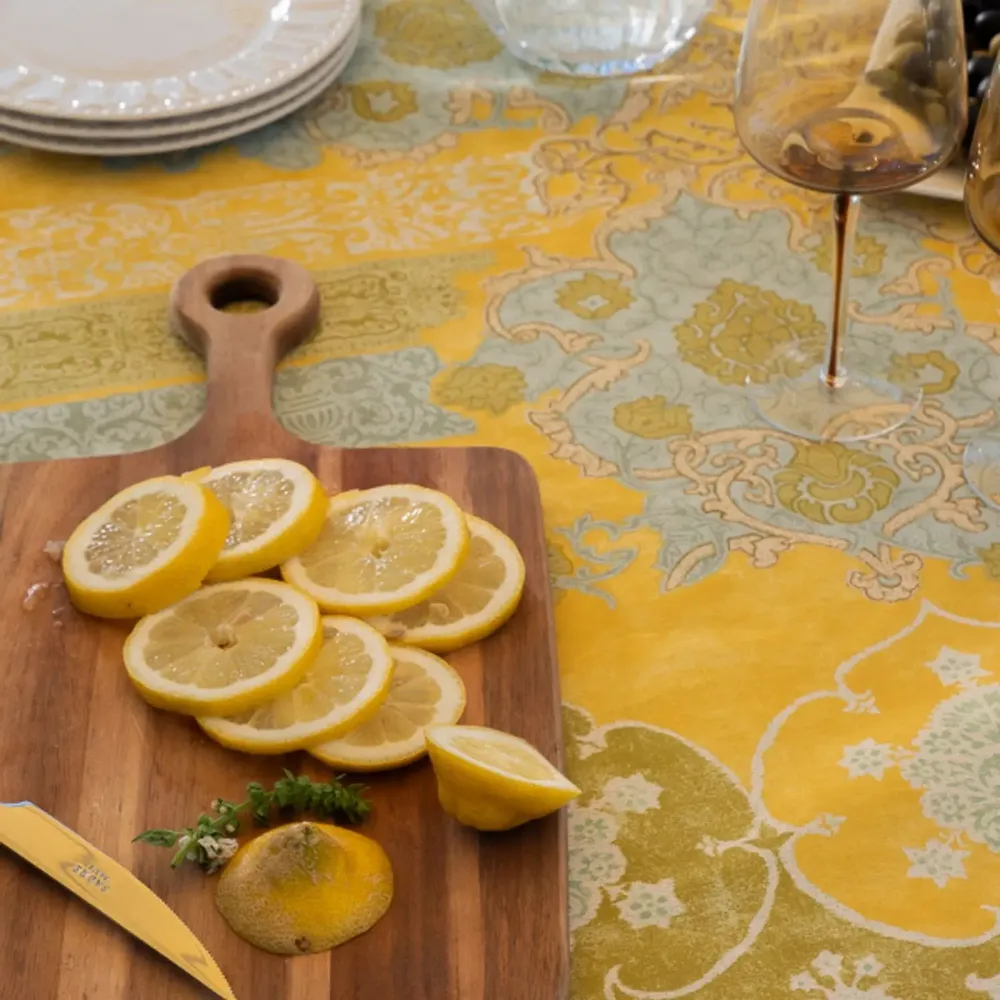 Table linen - Rialto tablecloth - lime - BEAUVILLÉ