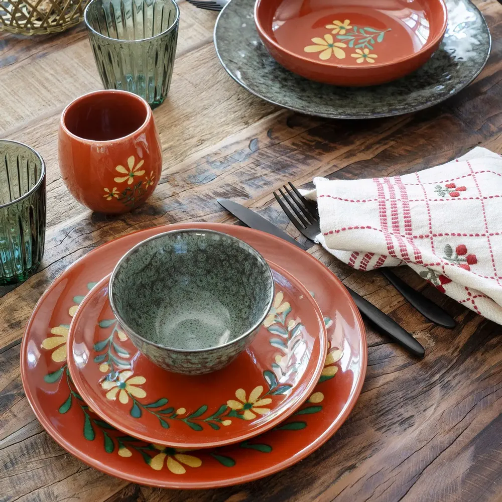 Everyday plates - Hand-painted dinner plate - MADAM STOLTZ