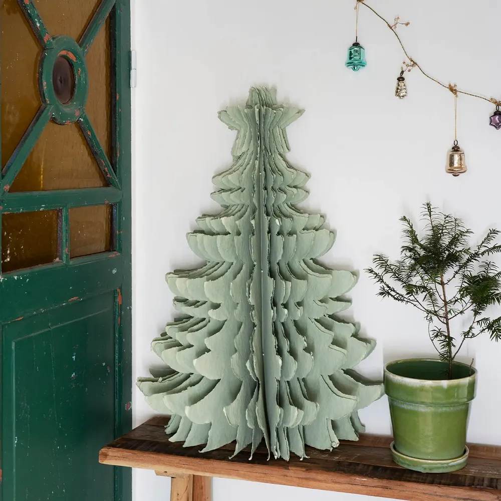 Autres décorations de Noël - Arbre en papier debout - MADAM STOLTZ