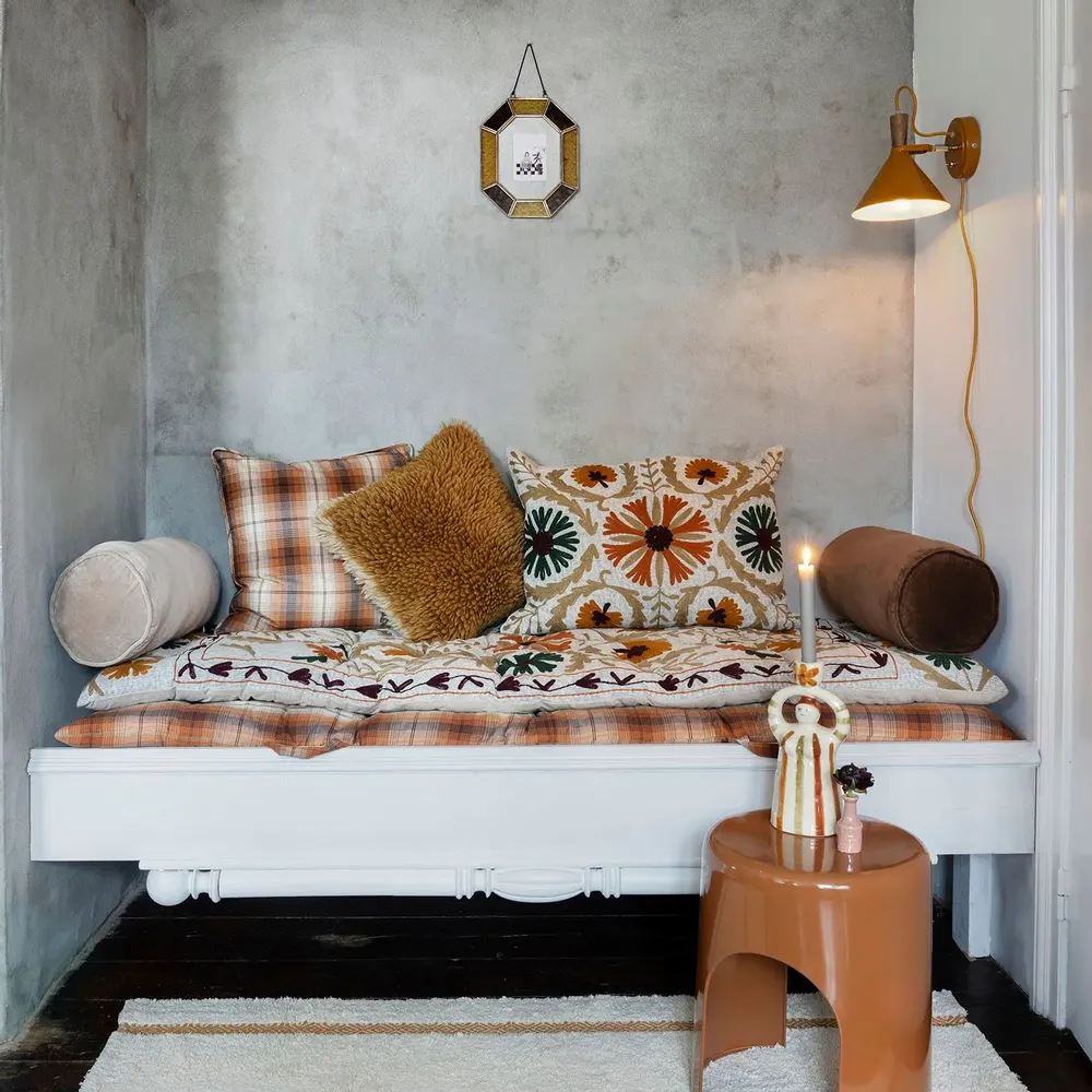 Couettes et oreillers  - Housse de coussin en laine - MADAM STOLTZ