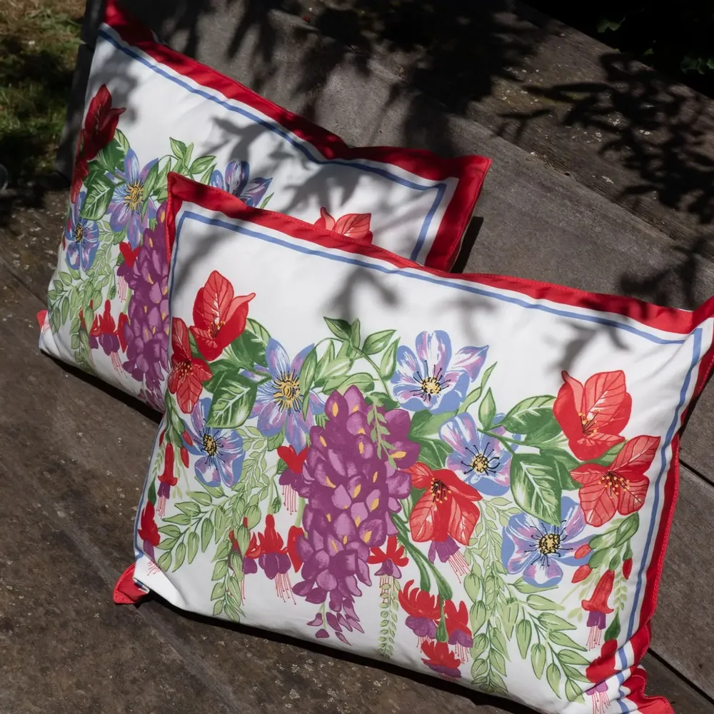 Coussins textile - Housse de coussin Bougainvilliers - BEAUVILLÉ