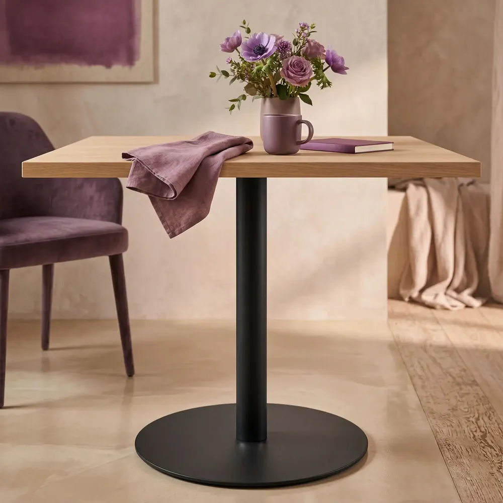 Autres tables  - PIED DE TABLE CENTRAL BISTROT DIAMANT - DECO-GEM