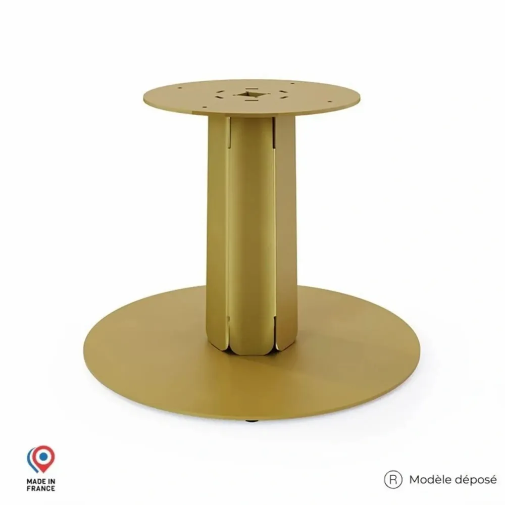 Tables basses - PIED DE TABLE BASSE CENTRAL ZIRCON - DECO-GEM
