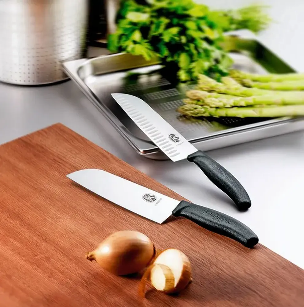 Couteaux - SET DE CUISINE 7 PIECES VICTORINOX SWISSCLASSIC NOIR - VICTORINOX