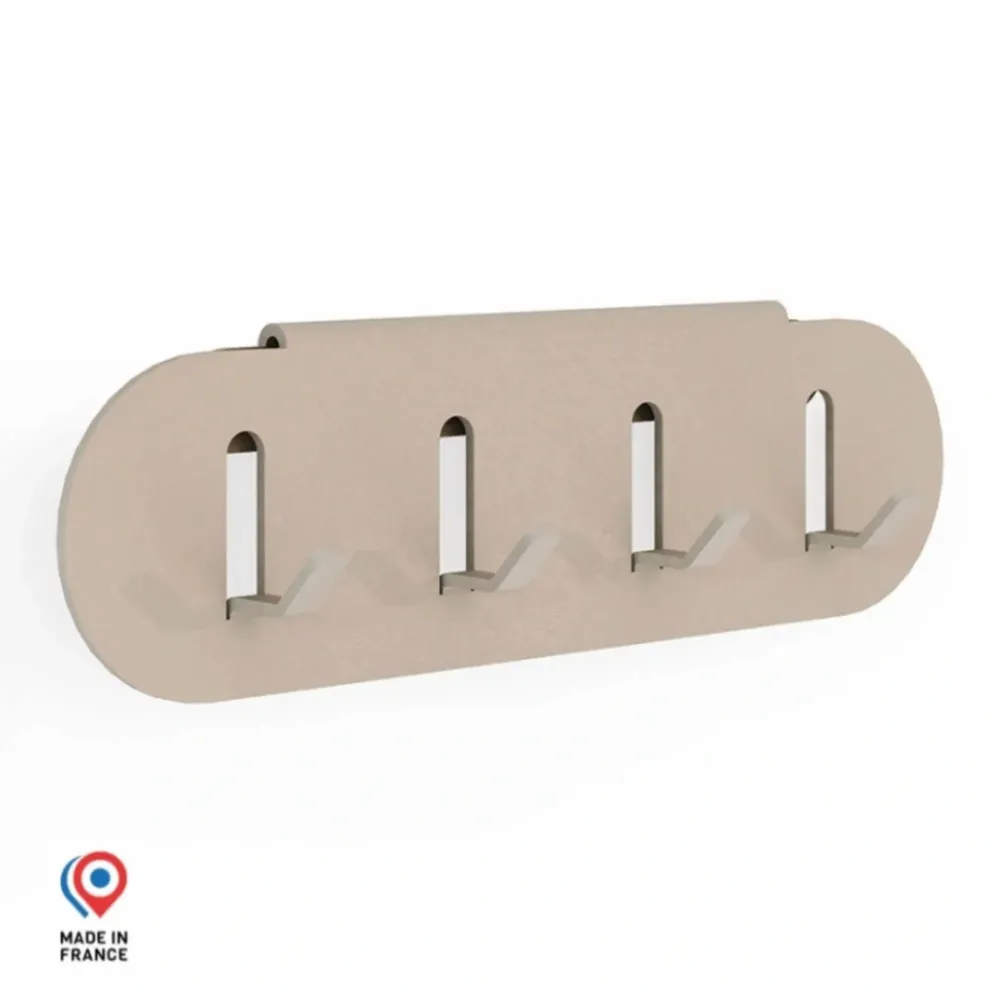 Objets de décoration - PORTE CLÉS EN ACIER NACRE - DECO-GEM