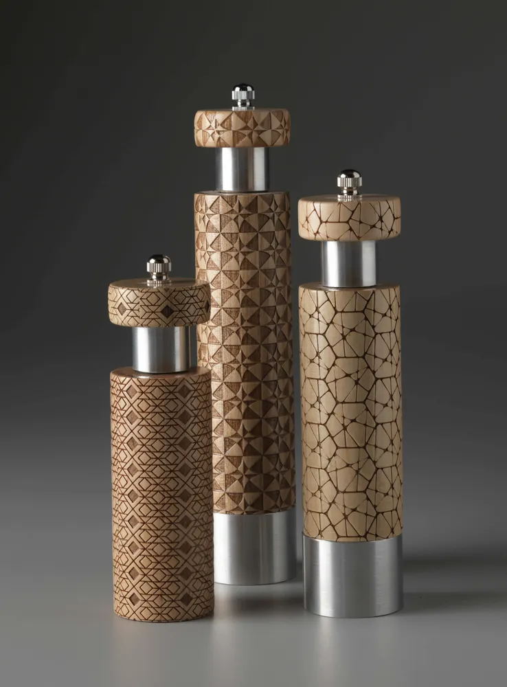 Spice grinders - Laser Etched Grinders - RAW DESIGN