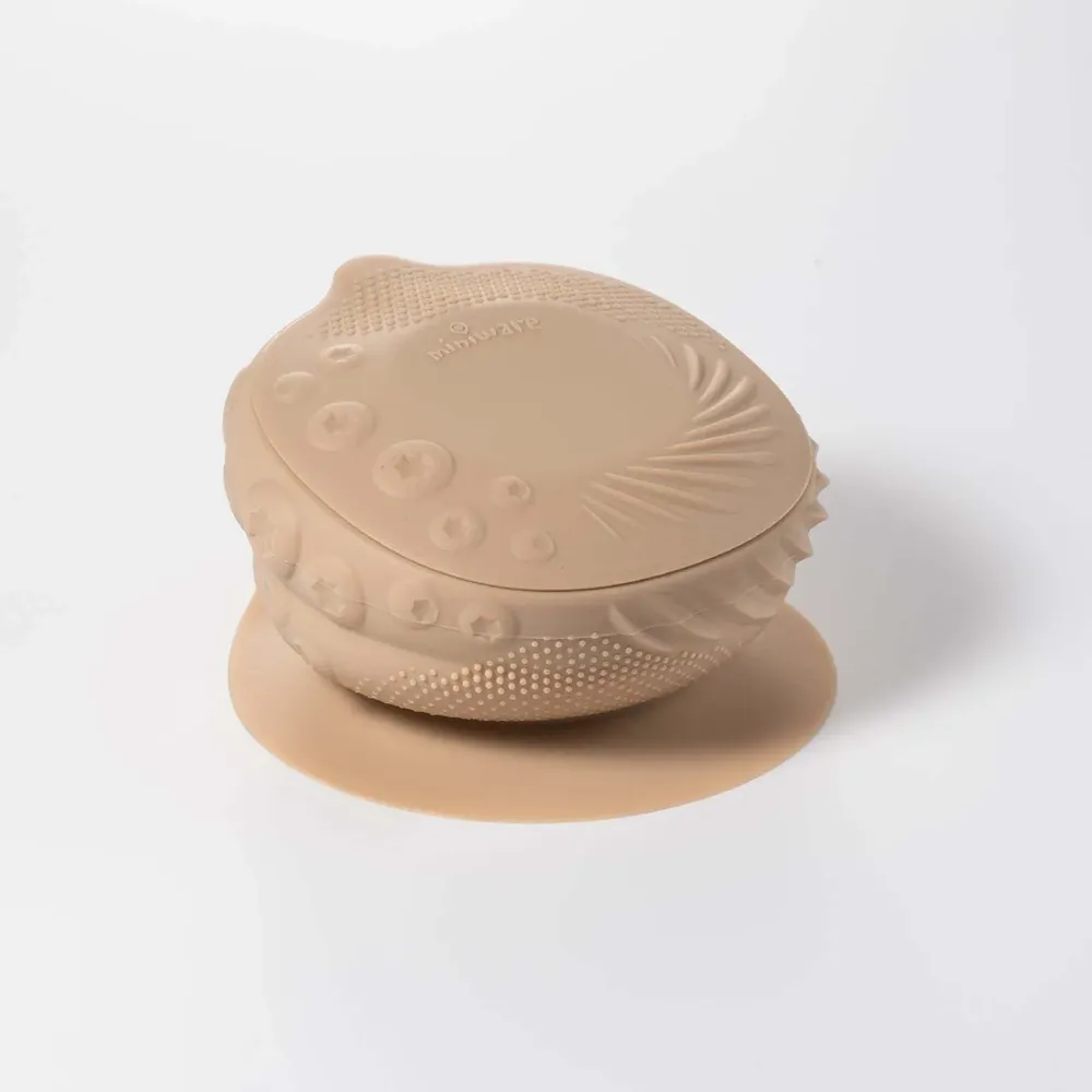 Repas pour enfant - Bol sensoriel bébé – Beurre d’amande - MINIWARE AB