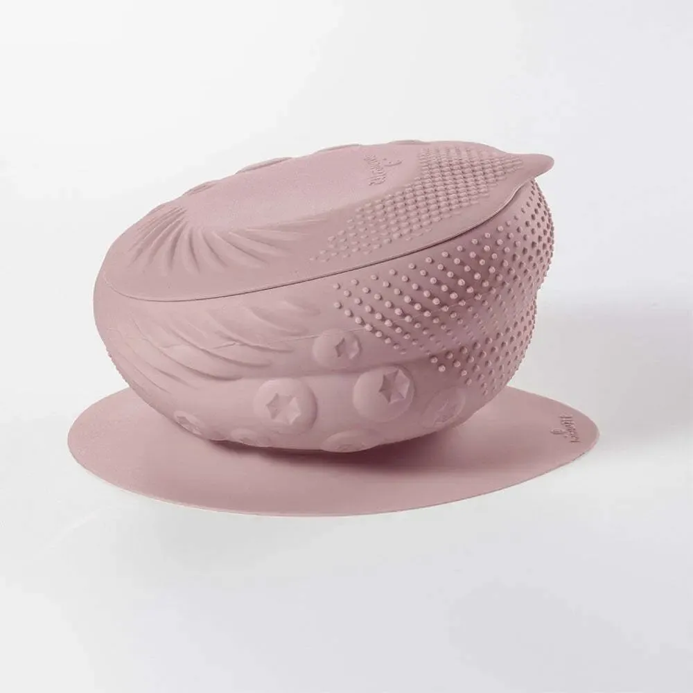 Repas pour enfant - Bol sensoriel bébé – Sel rose - MINIWARE AB