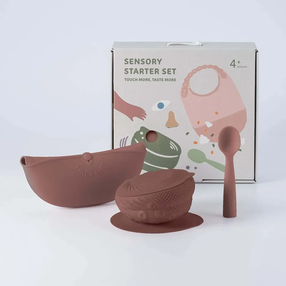 Repas pour enfant - Set de démarrage sensoriel – Châtaigne - MINIWARE AB