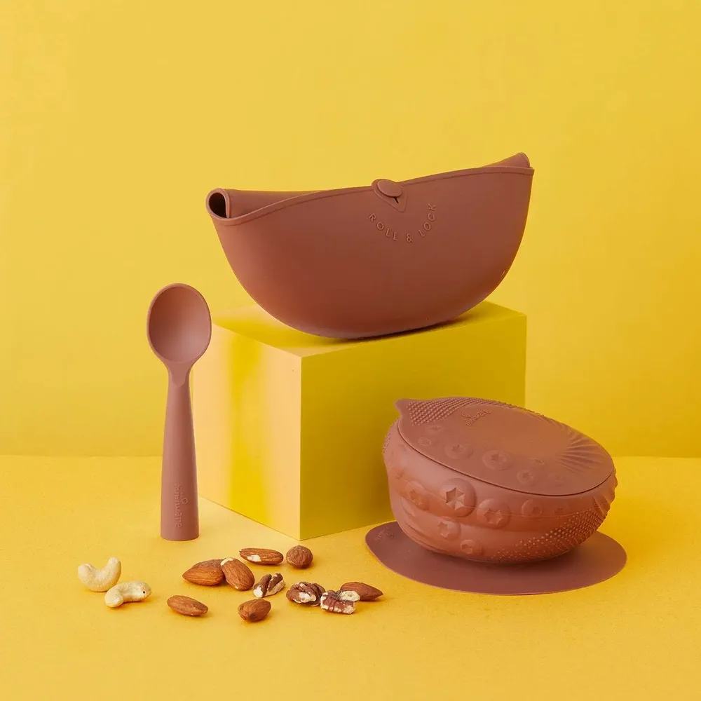 Repas pour enfant - Set de démarrage sensoriel – Châtaigne - MINIWARE AB