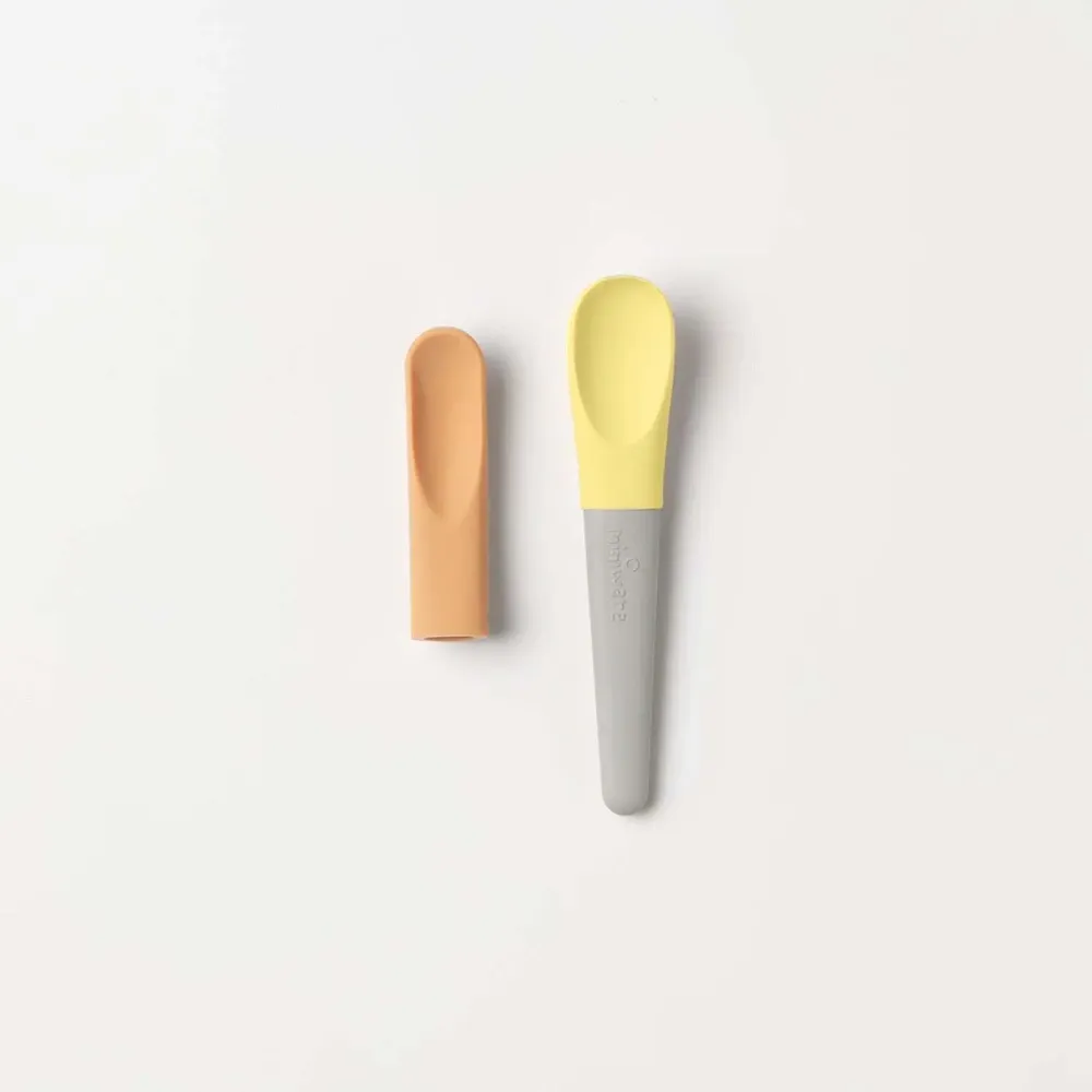 Repas pour enfant - Set de cuillères d’alimentation Pre2Pro Max – Mangue - MINIWARE AB
