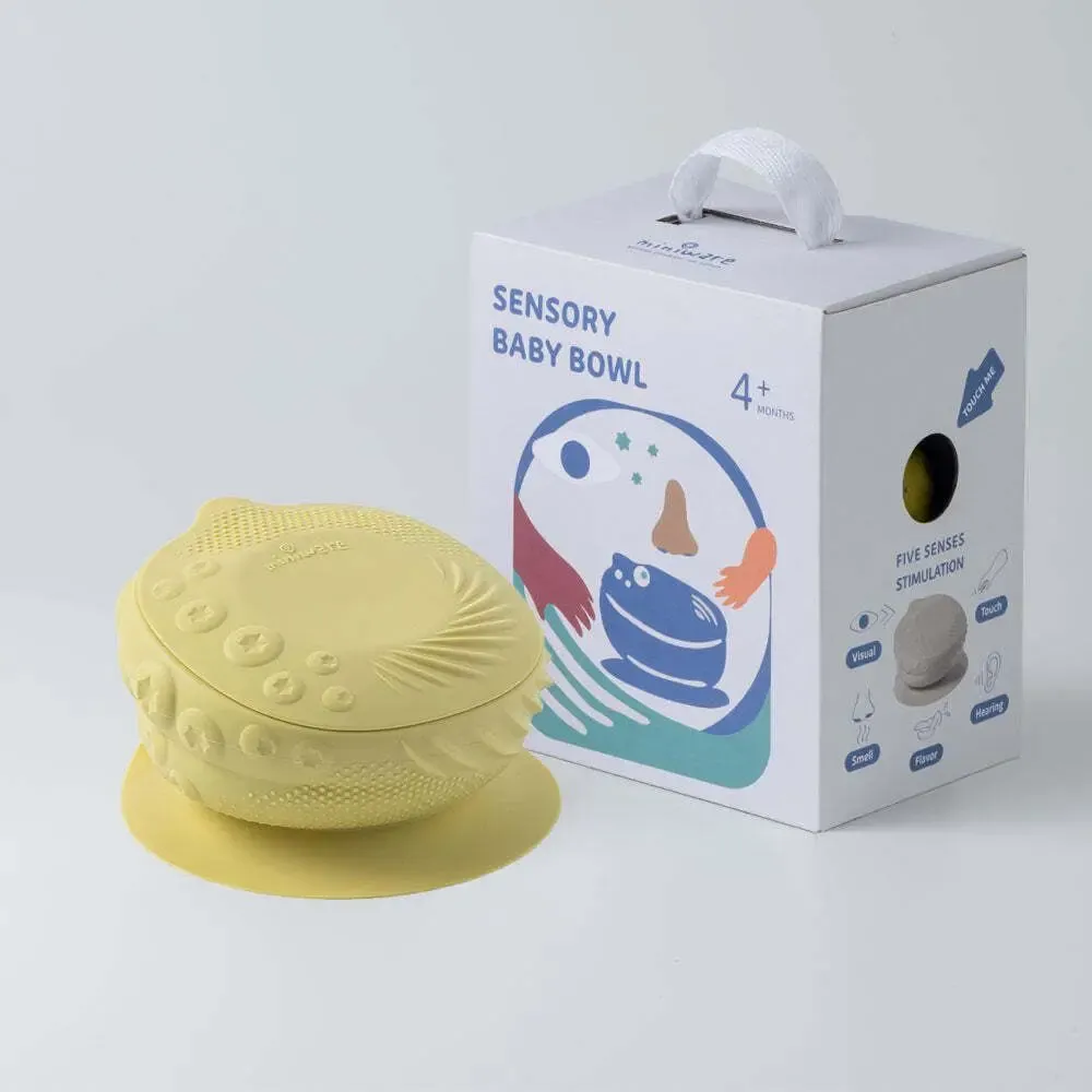 Repas pour enfant - Bol sensoriel bébé – Crème anglaise - MINIWARE AB