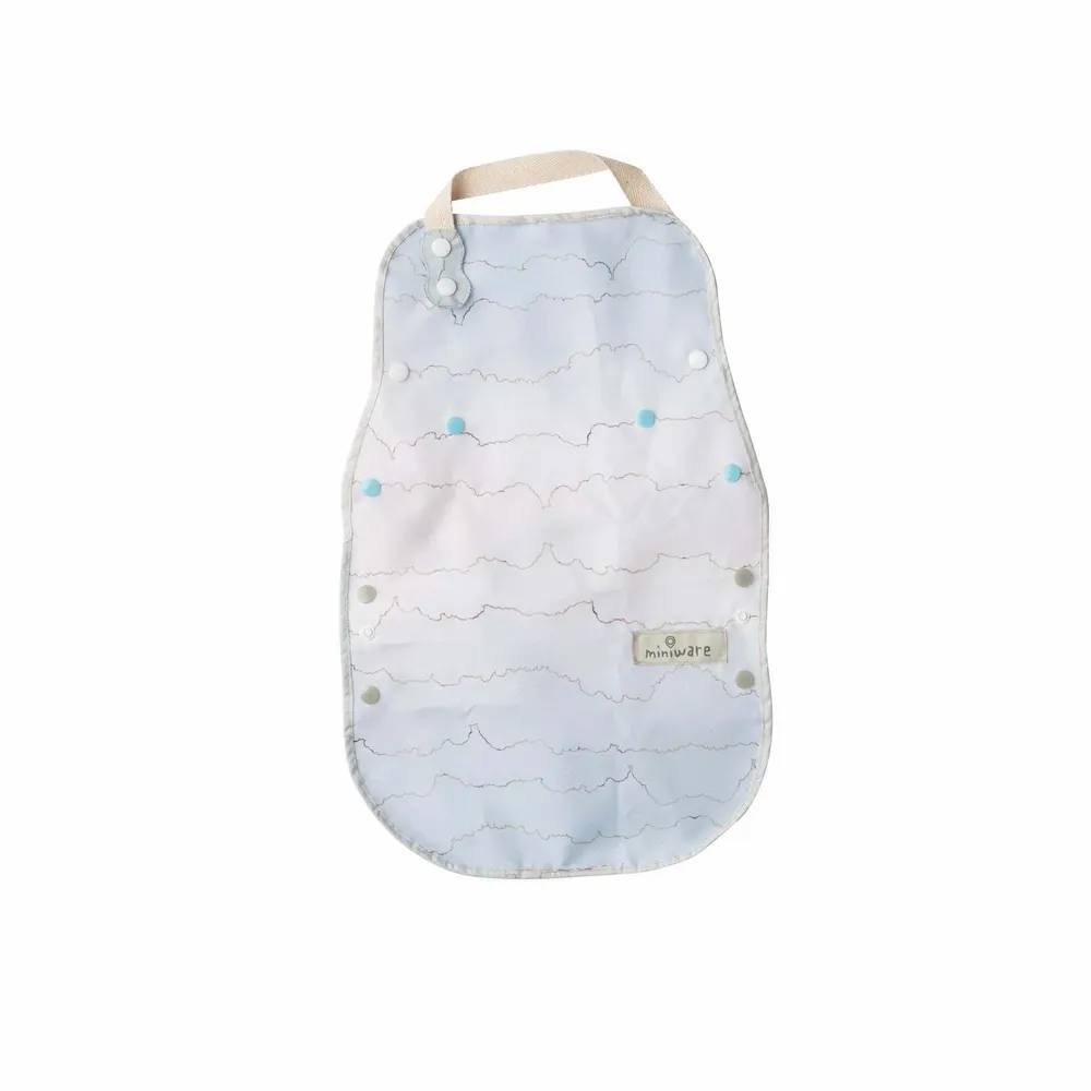 Repas pour enfant - Bavoir Catch & Cover-Blue Sky - MINIWARE AB