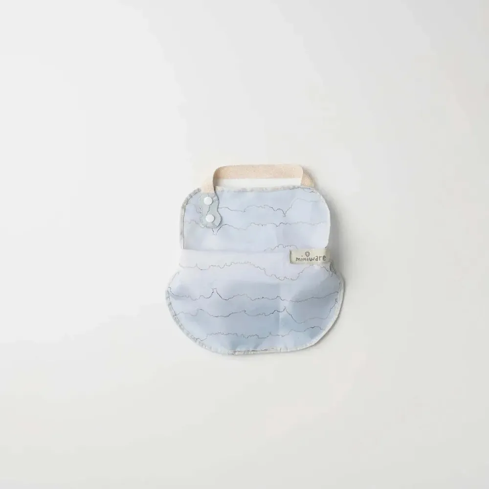 Repas pour enfant - Bavoir Catch & Cover-Blue Sky - MINIWARE AB