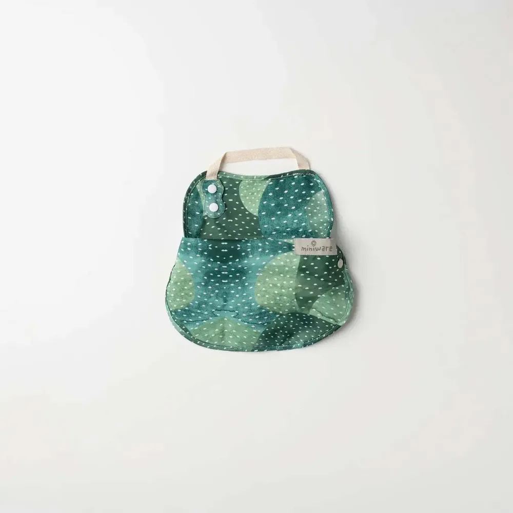 Repas pour enfant - Bavoir Catch & Cover-Prickly Pear - MINIWARE AB