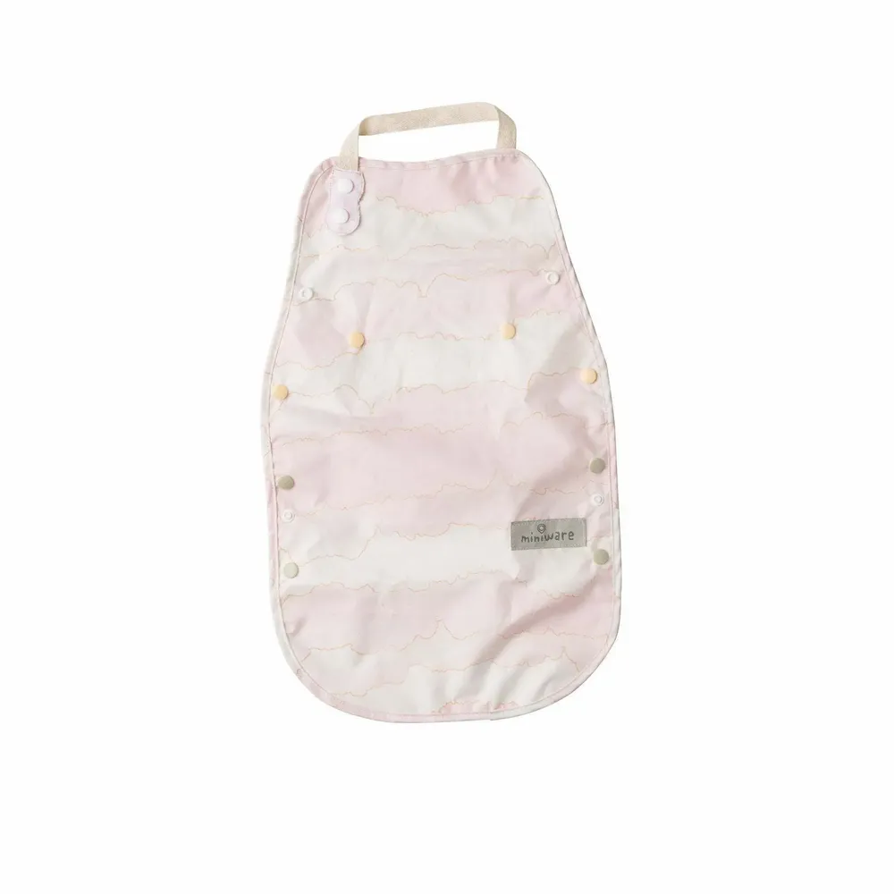 Repas pour enfant - Bavoir Catch & Cover-Pink Cloud - MINIWARE AB