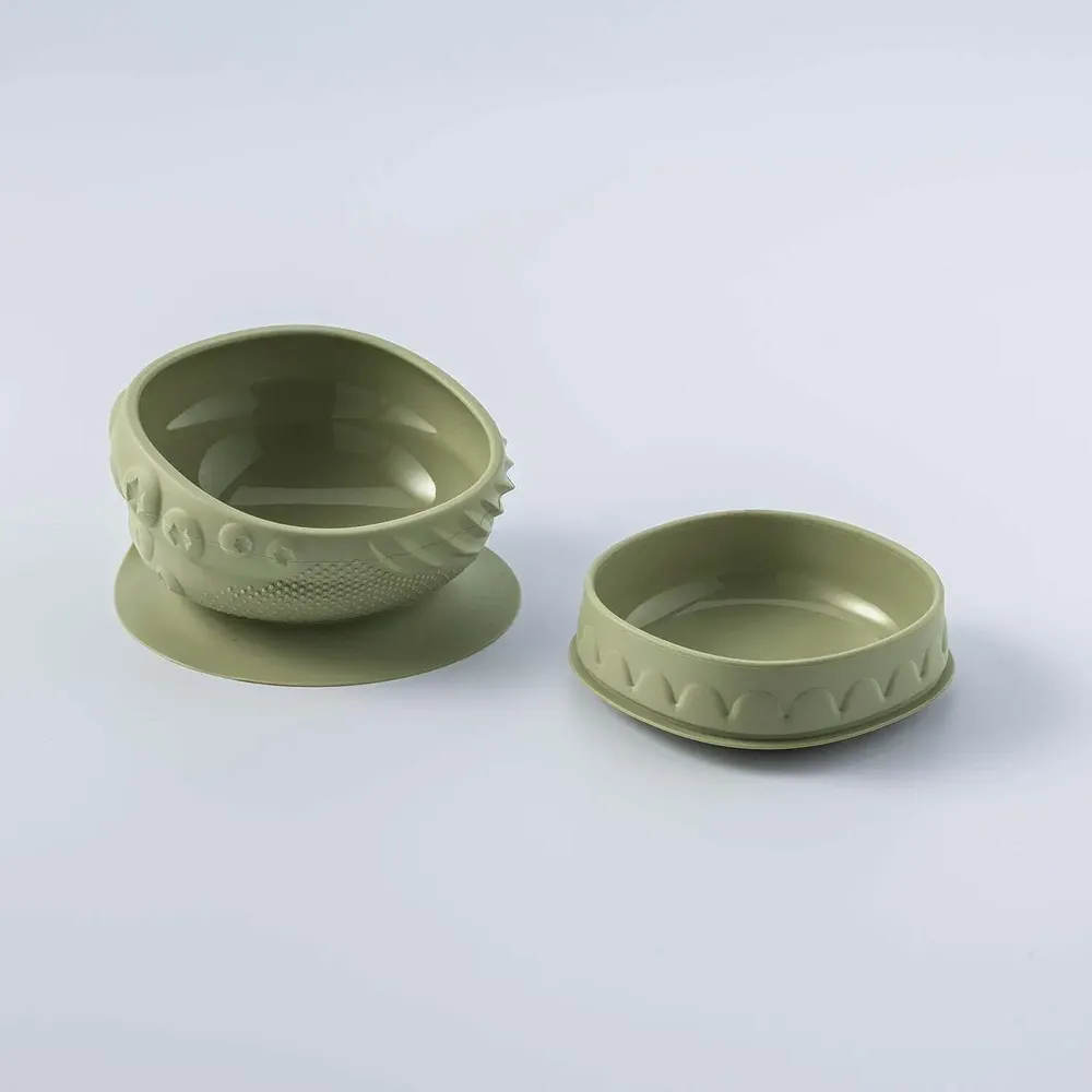 Repas pour enfant - Bol sensoriel bébé – Pistache - MINIWARE AB