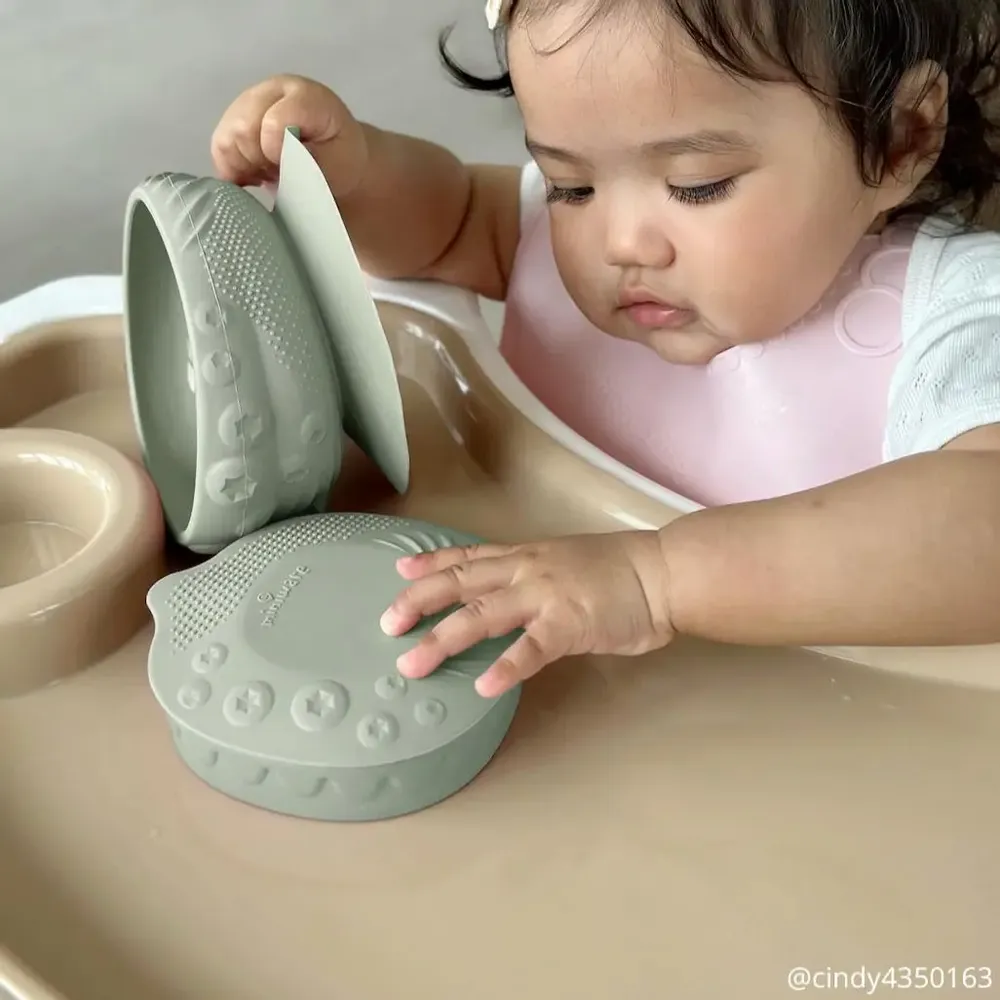 Repas pour enfant - Bol sensoriel bébé – Sauge - MINIWARE AB